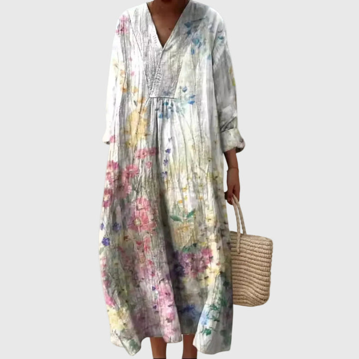 Stephanie | Vestido Midi Geométrico