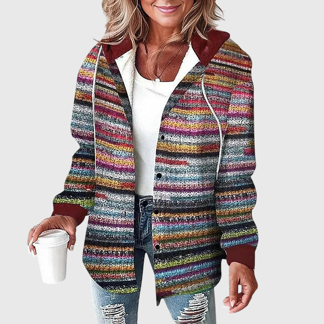 Martina | Chaqueta de Mujer con Botones y Malla