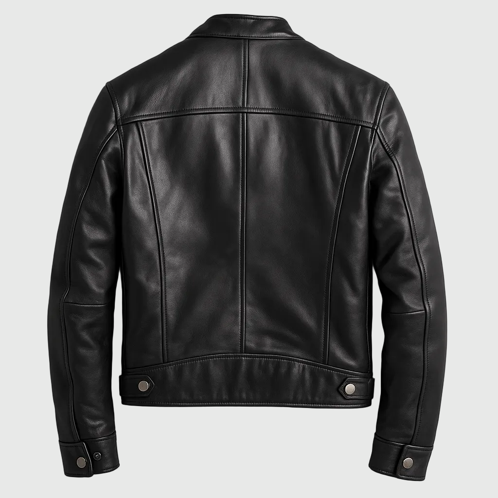 James | Chaqueta de Cuero Vintage Barger