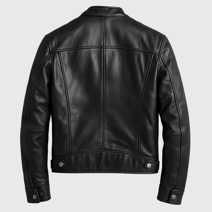 James | Chaqueta de Cuero Vintage Barger
