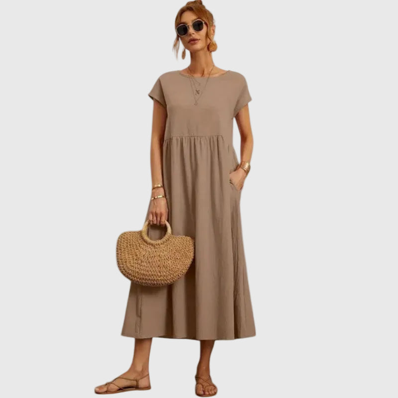 Fenella | Vestido Midi Cómodo