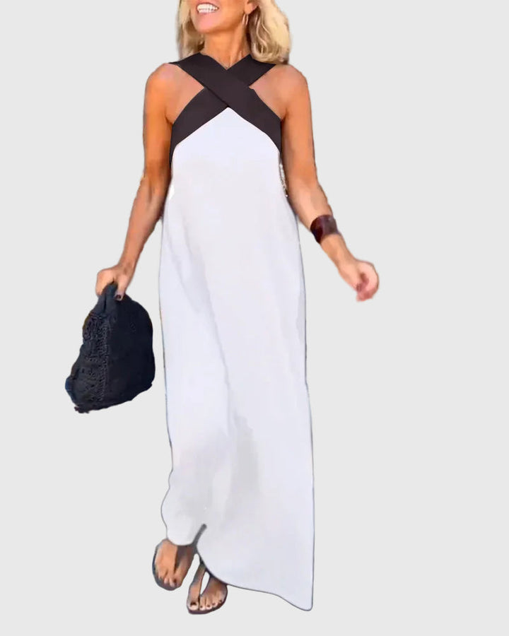 Elena | Vestido Maxi Fluido y Elegante