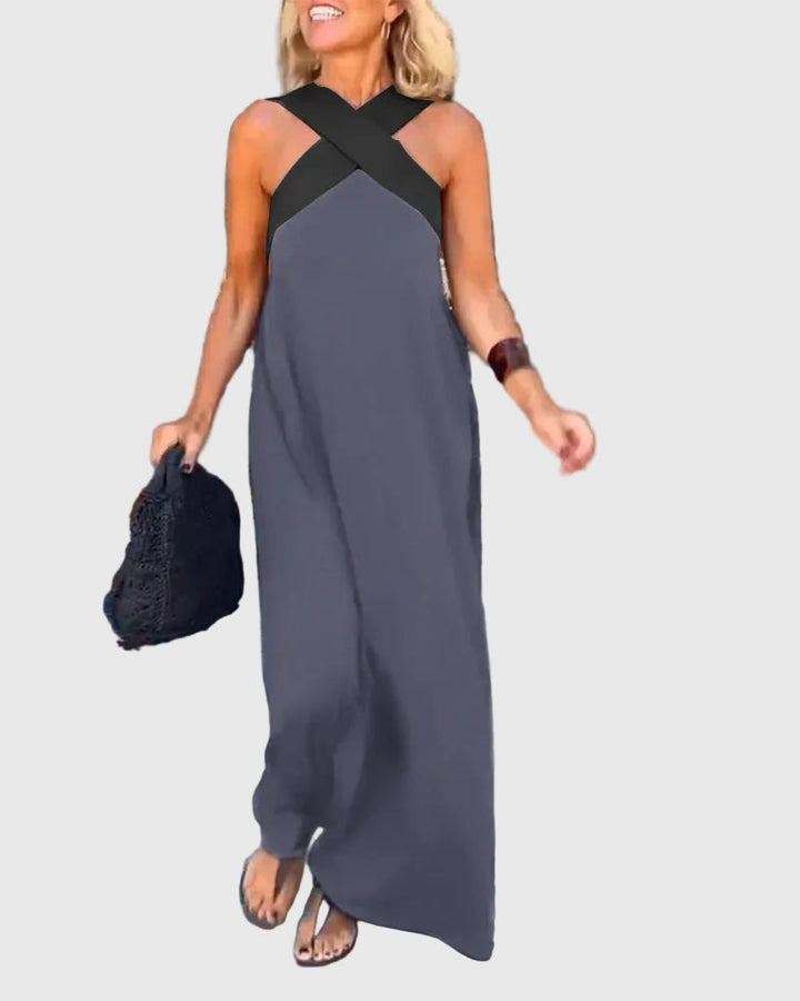 Elena | Vestido Maxi Fluido y Elegante