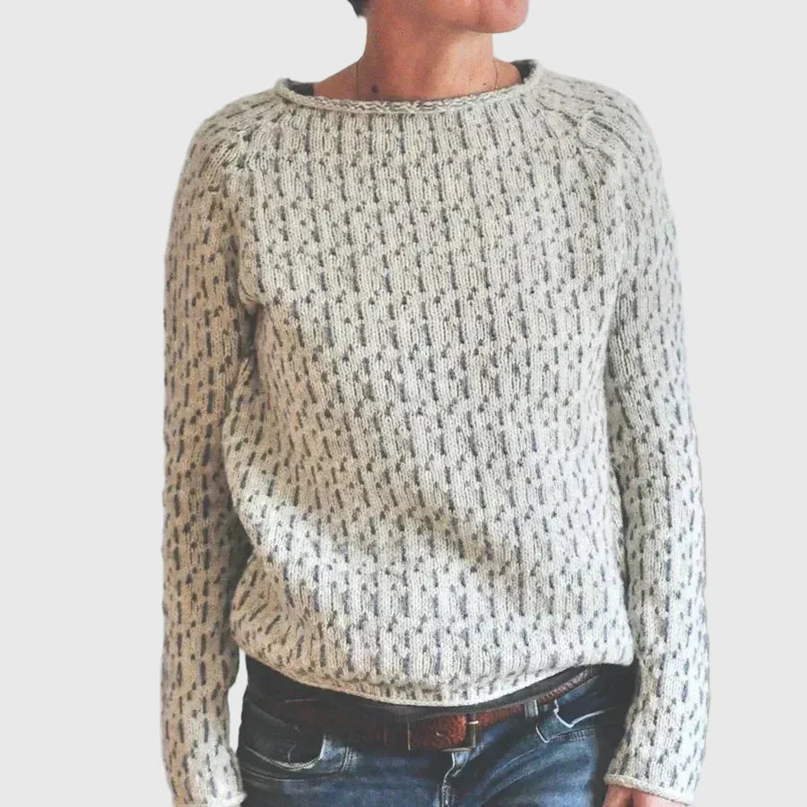 Linda | Suéter Elegante de Cuello Barco