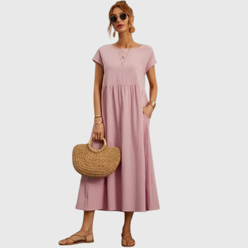 Fenella | Vestido Midi Cómodo