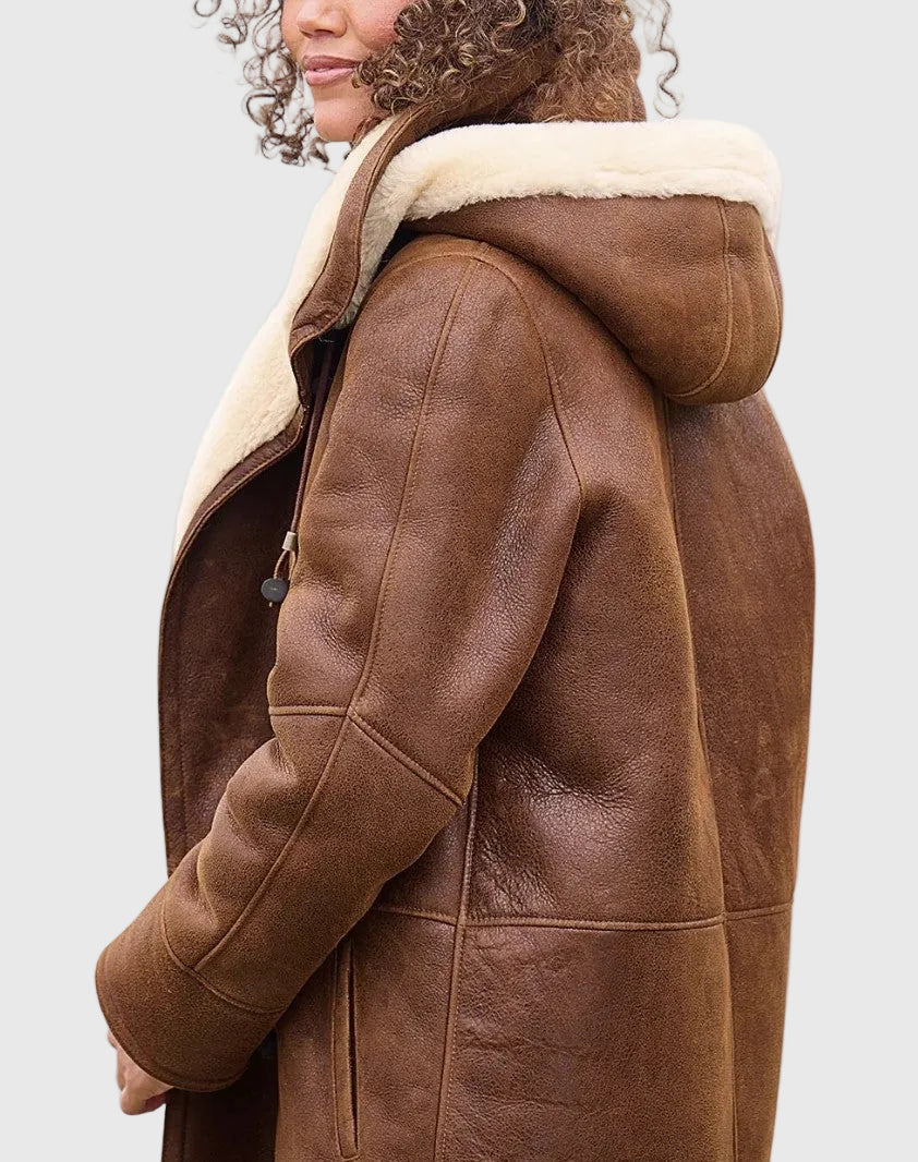 Claudine | Abrigo de Invierno Atemporal con Capucha