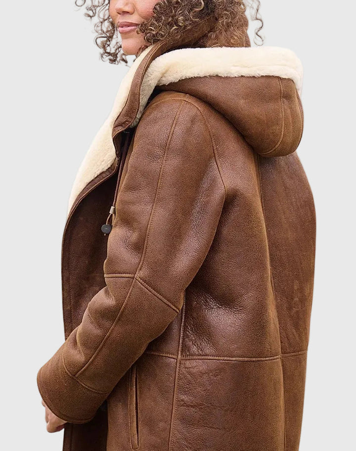 Claudine | Abrigo de Invierno Atemporal con Capucha