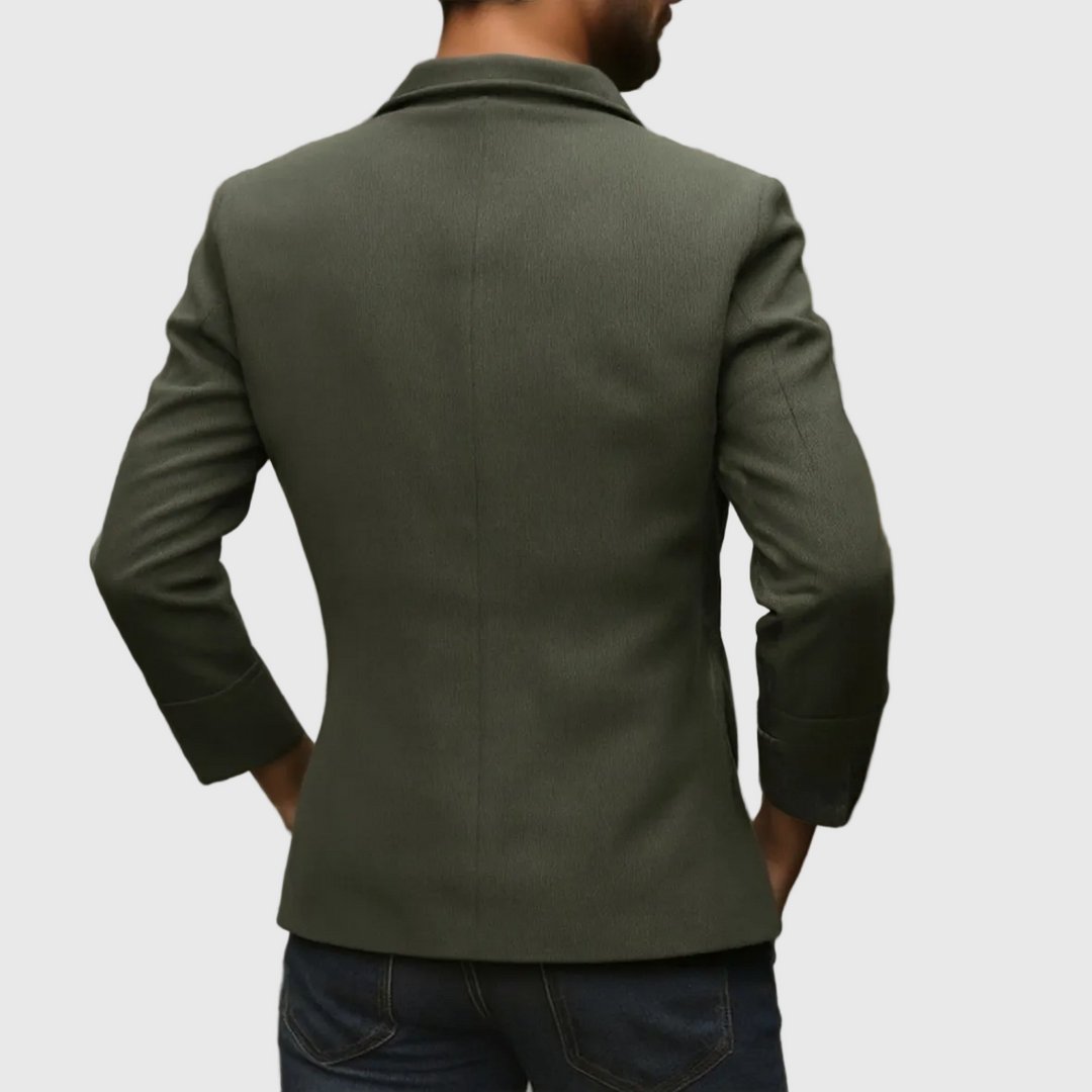 Héctor | Chaqueta de Pana con Cuello Mao