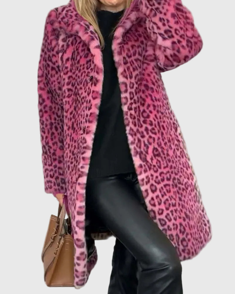 Lydia | Abrigo Elegante de Leopardo