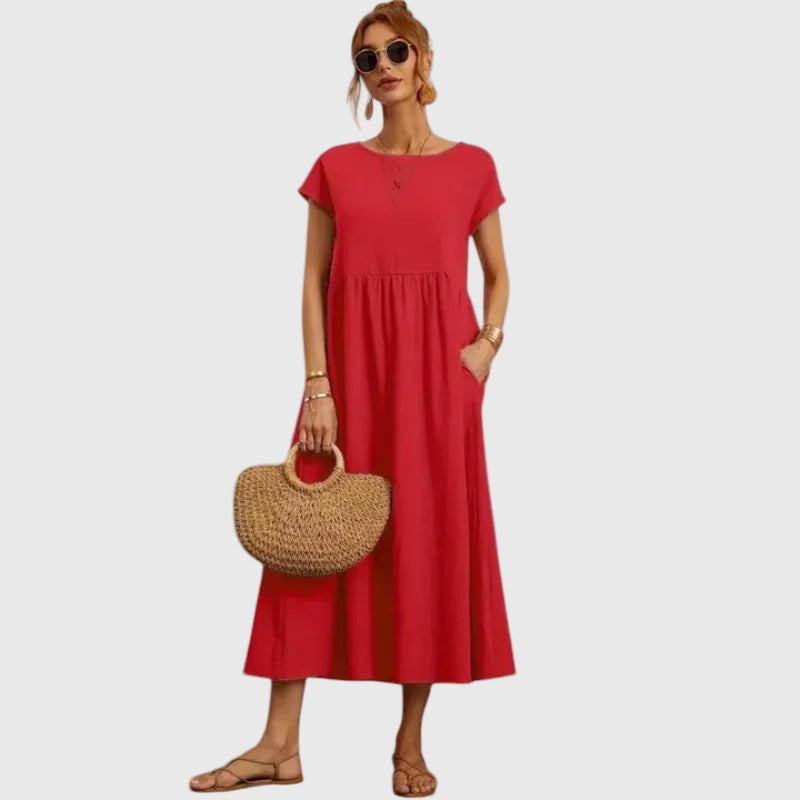 Fenella | Vestido Midi Cómodo