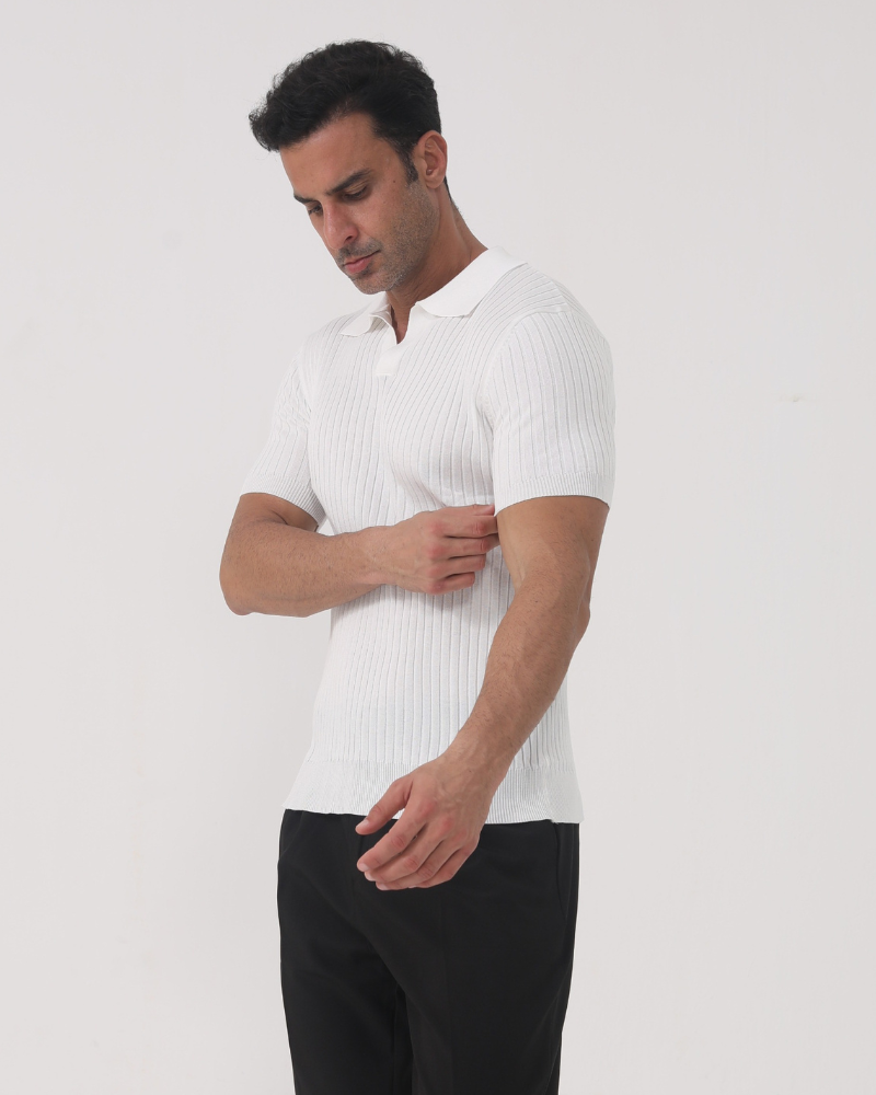 Jaén | Polo de Algodón Texturizado