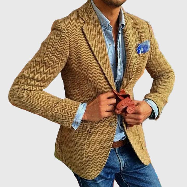 Emilio | Blazer de lana vintage con solapa clásica