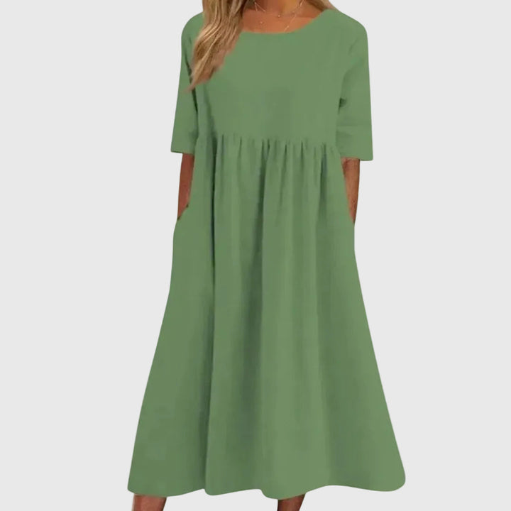 Haisley | Elegante Vestido Midi Fluido