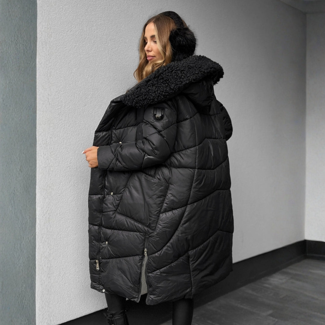 Naomi | Abrigo de Invierno Aislado de Corte Largo