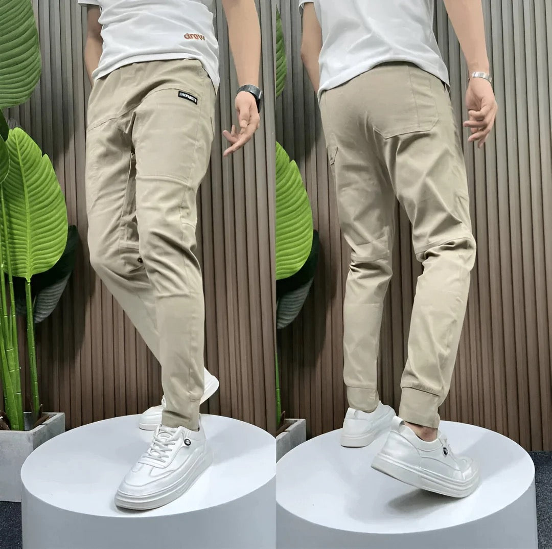 Tommaso | Pantalones Carga Elásticos Premium