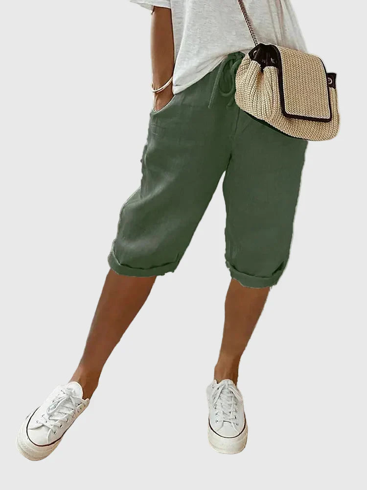 Selena | Pantalones Cortos Confort Suaves y Ajustados