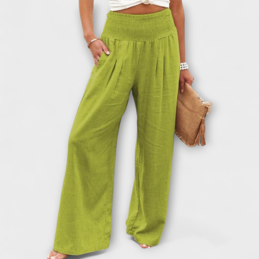 Thearya | Pantalones Anchos Casual