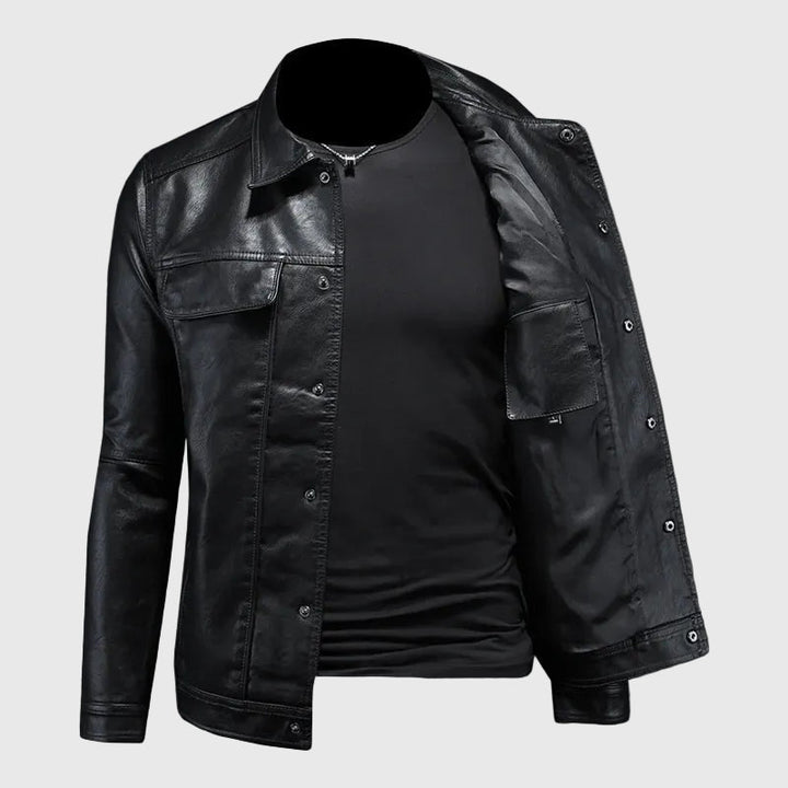 Darius | Chaqueta de Motocicleta de Cuero Premium