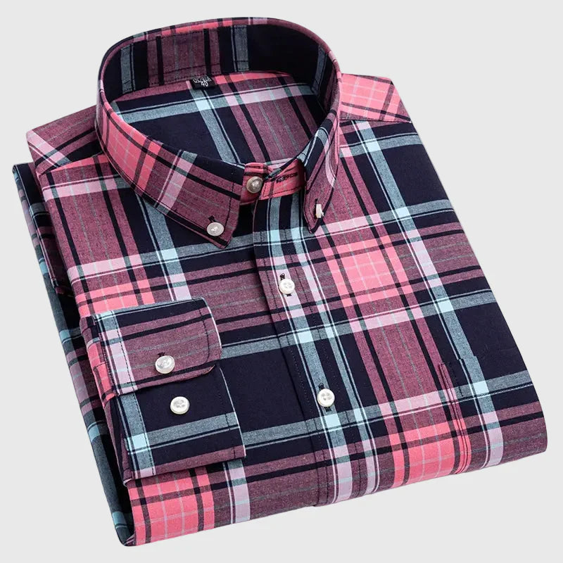 Robert | Blusa Clásica a Cuadros