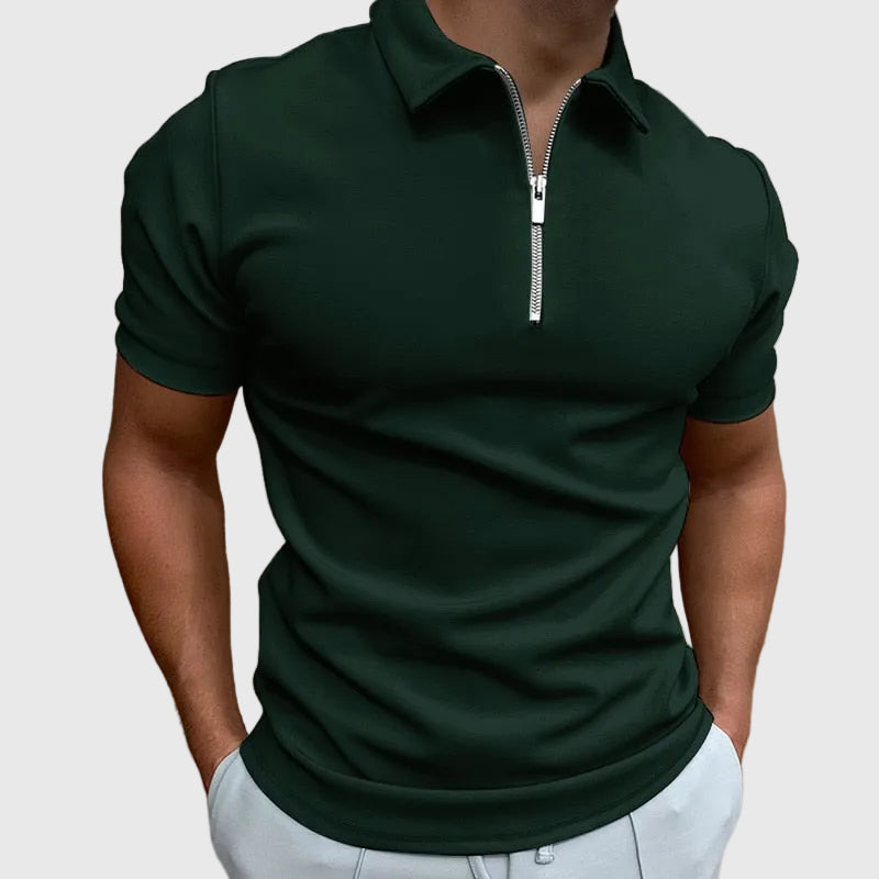 Nathan | Camisa Polo con Cremallera