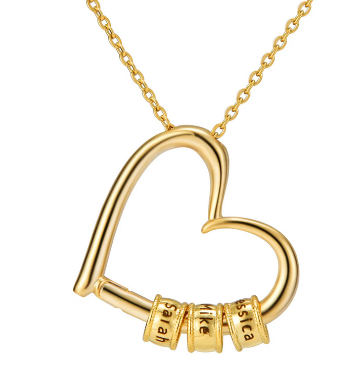 María | Collar Corazón Familiar