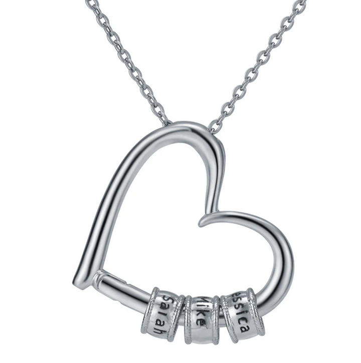 María | Collar Corazón Familiar