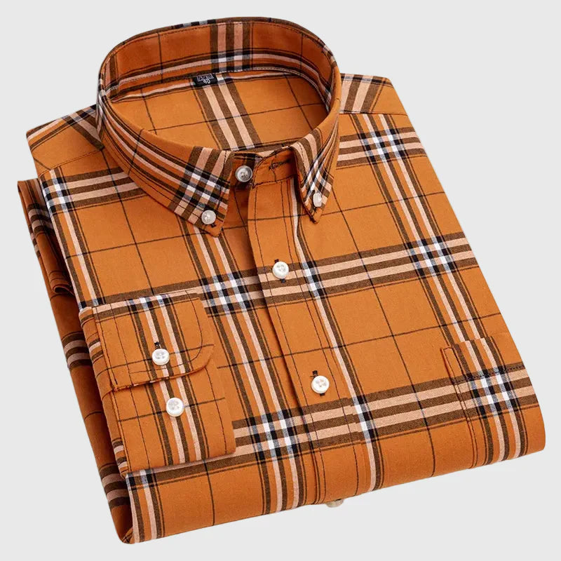 Robert | Blusa Clásica a Cuadros