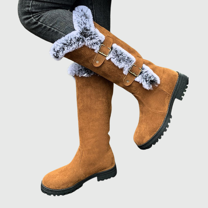 Evelyn | Botas de Nieve de Felpa para Invierno