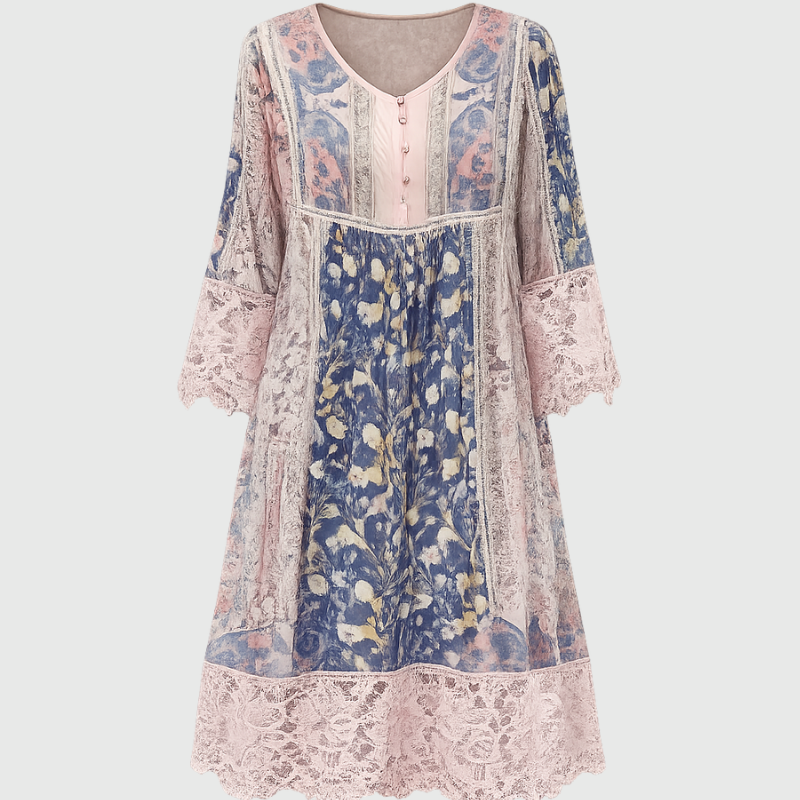 Naya | Vestido Midi Boho Fluido