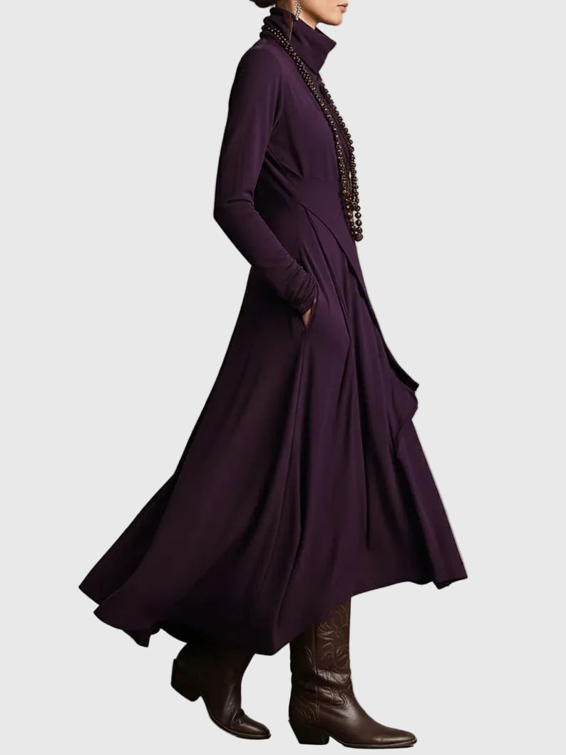 Violeta | Vestido Maxi Plisado