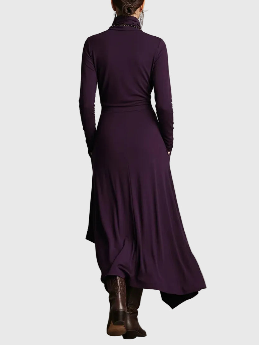 Violeta | Vestido Maxi Plisado