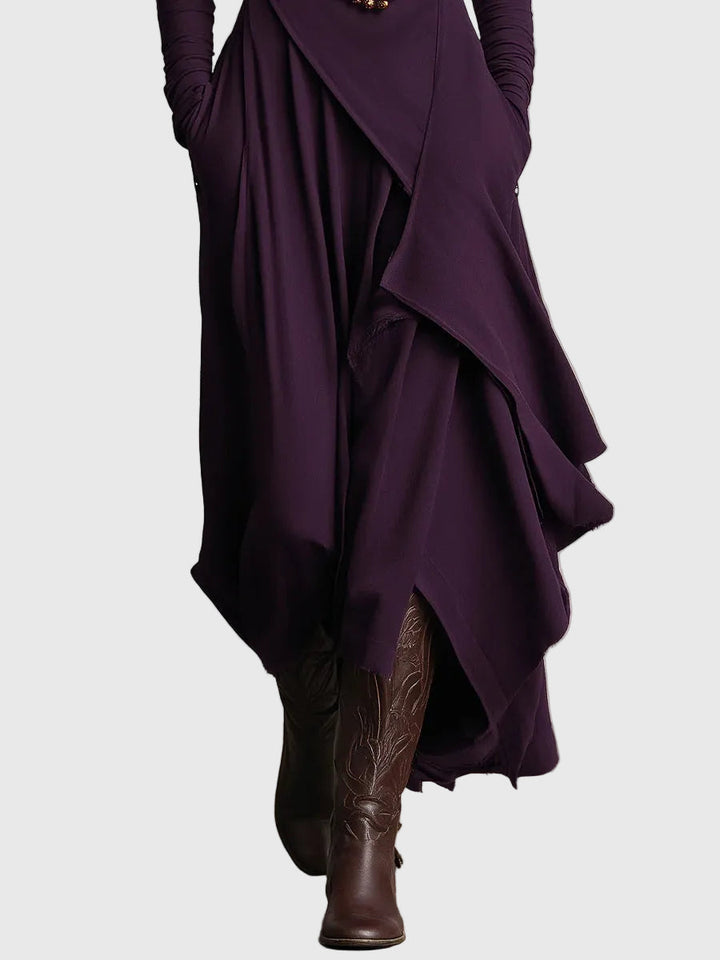 Violeta | Vestido Maxi Plisado