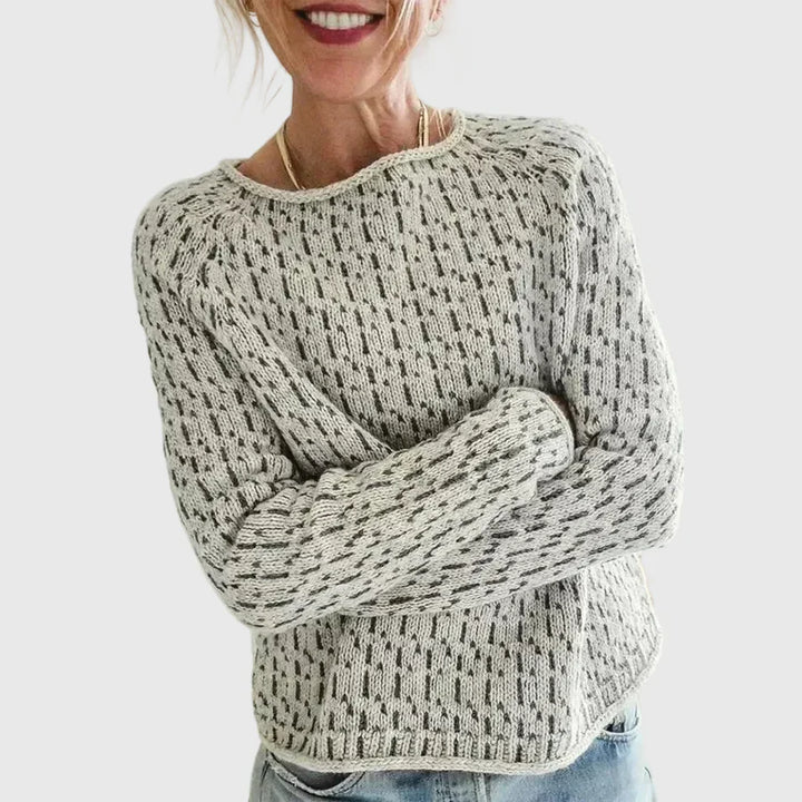 Linda | Suéter Elegante de Cuello Barco