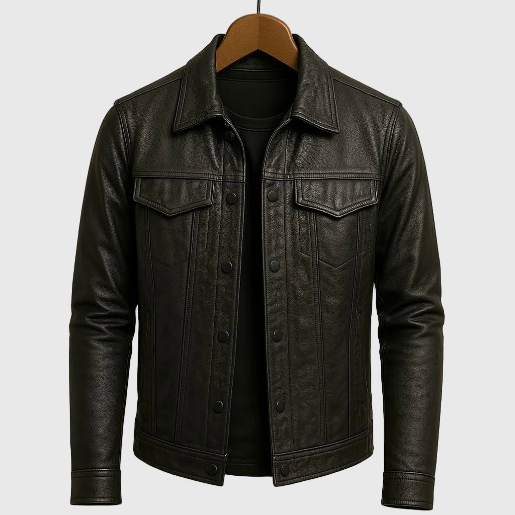 Darius | Chaqueta de Motocicleta de Cuero Premium
