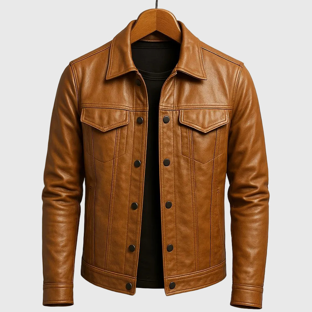 Darius | Chaqueta de Motocicleta de Cuero Premium