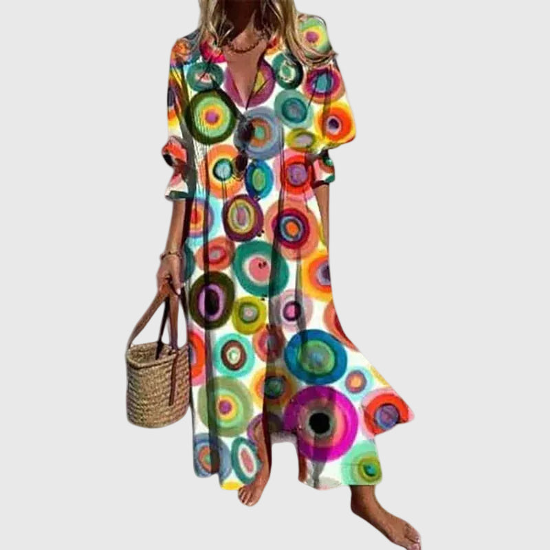 Zariah | Elegante Vestido Maxi Bohemio