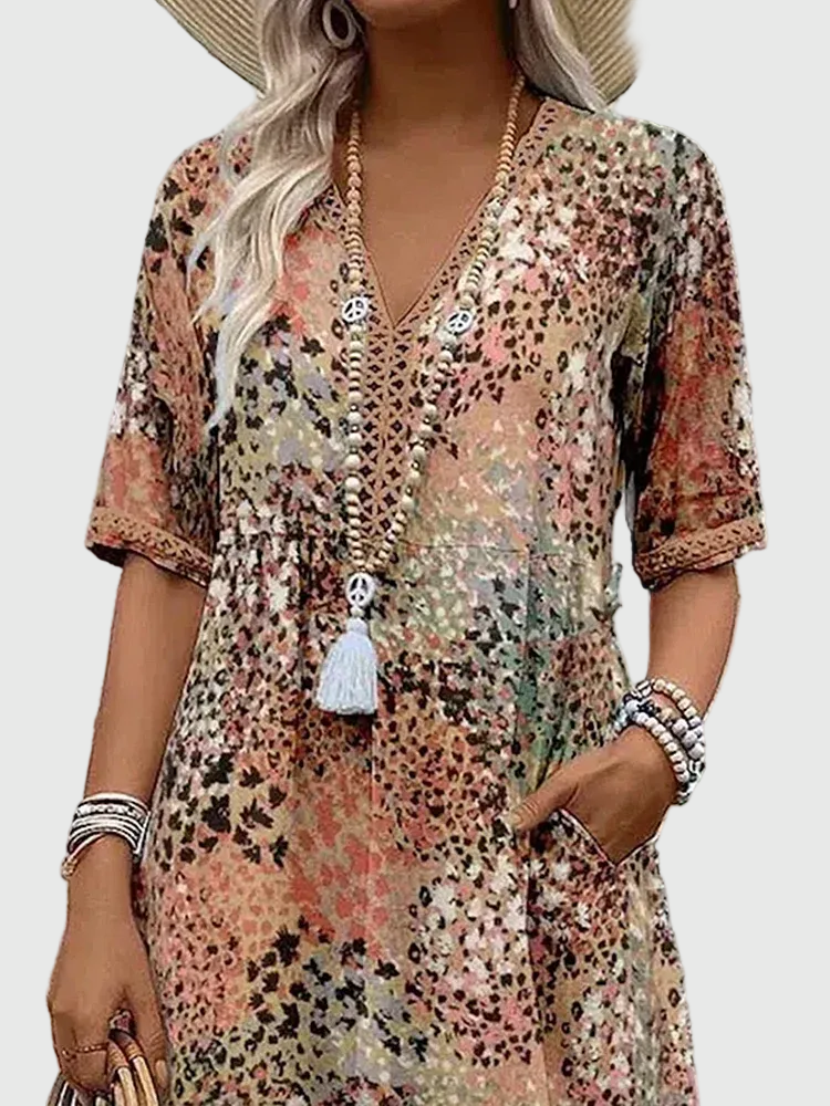 Sofía | Elegante Vestido Midi Floral