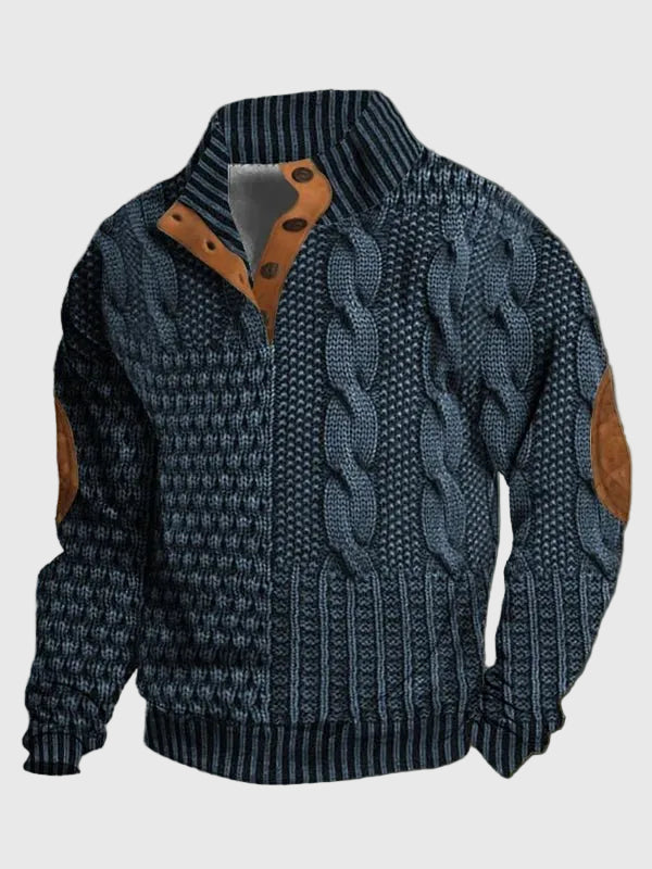 Matteo | Suéter de Punto Vintage Acogedor