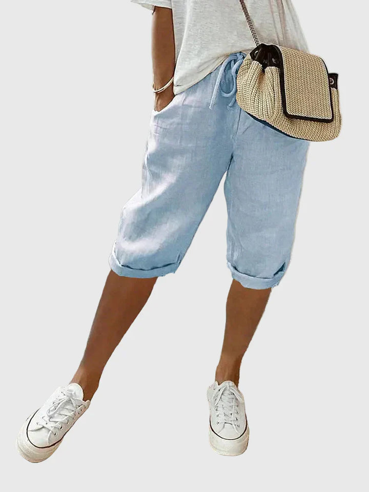Selena | Pantalones Cortos Confort Suaves y Ajustados