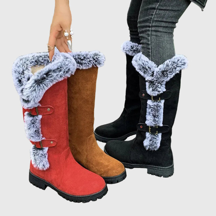 Evelyn | Botas de Nieve de Felpa para Invierno