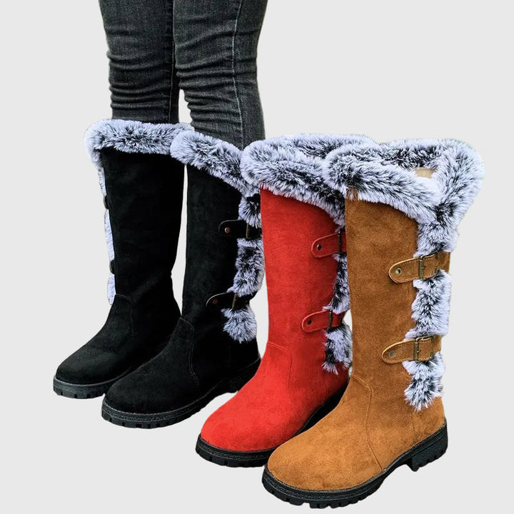 Evelyn | Botas de Nieve de Felpa para Invierno