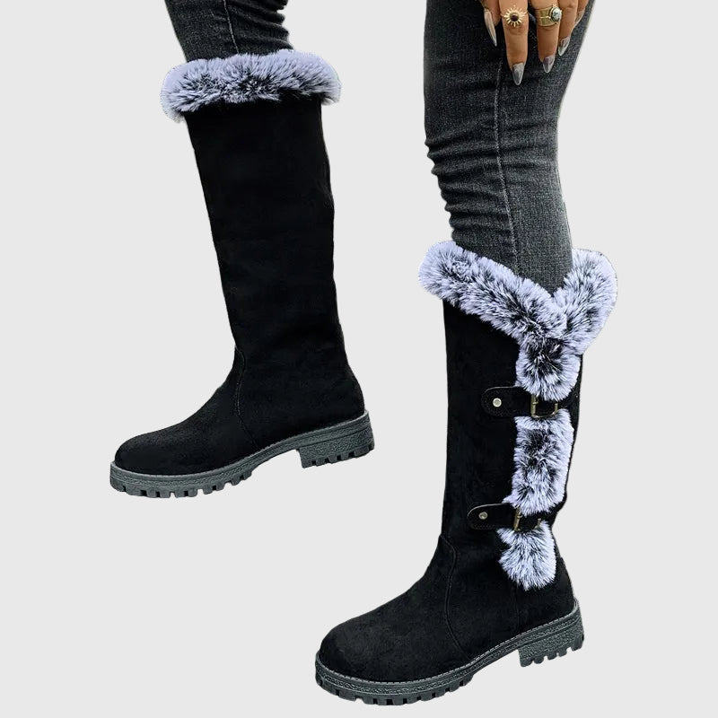 Evelyn | Botas de Nieve de Felpa para Invierno